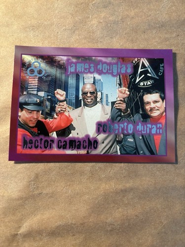 Vintage Very Rare BOXING CARD MINT Roberto Duran Buster Douglas Hector Camacho - Picture 1 of 2