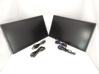 Lot of 2 Dell P2314Ht 23'' 1080p HD Dual LCD Desktop Monitor VGA DP DVI No Stand