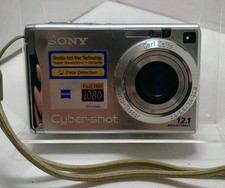 Sony Cyber shot DSC-W200 Digital Camera 12.1MP 3x Optical Zoom 2.5 No Charger