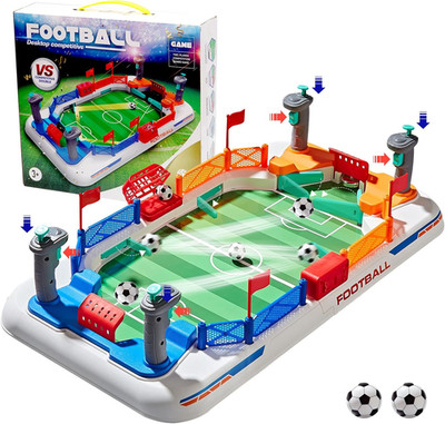 COUOMOXA Soccer Board Game for Kids: Mini Foosball Table Game - Interaction Socc