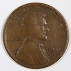 1914-S Lincoln Wheat Cent Semi-Key Date Rare VG/Fine Details Free Shipping
