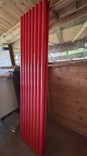 Red Vertical Radiator