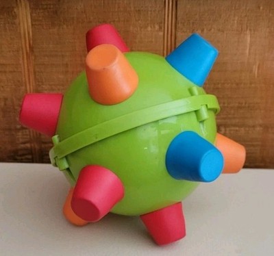 Bumble Ball Vibrating Bouncing Sensory Toy Rumble Ball Green Works Batteries