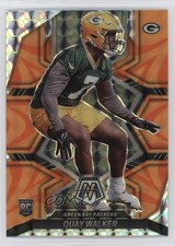 2022 Panini Mosaic Rookies Reactive Orange Mosaic Prizm Quay Walker #372 14do