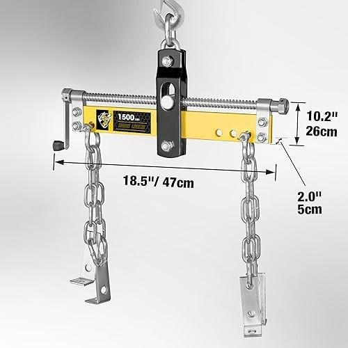 Share Heavy Duty Engine Hoist Leveler Cherry Picker Shop Crane Load Lift Tool 15 - 第 2/7 張圖片