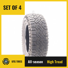 Set Of 4 Used 26565r17 Goodyear Wrangler Duratrac 112s - 9-10.532
