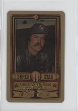 1983 Perma-Graphics/Topps Credit Cards Gold Gorman Thomas #150-SSA8332