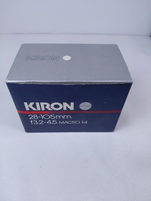 Vintage Kiron 28-105mm f3.2-4.5 Macro 1:4 MC Camera Lens Boxed Made in Japan