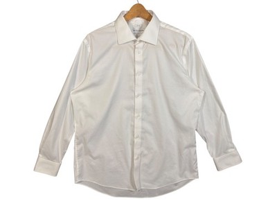 Peter Mason New York Non-Iron White Dress Shirt Men's Size 17-35