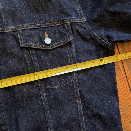 Vintage Guess Mens Denim Trucker Jacket Size XL Dark Wash - Picture 9 of 12