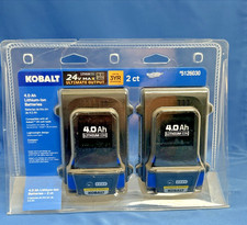 Kobalt 24V MAX Ultimate Output 4.0 Ah Battery 2 Pack 5126030 NEW Sealed