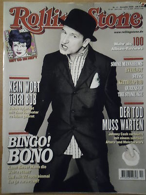 ROLLING STONE 11 - 2000 * Bono Johnny Cash Queens of The Stone Age Keith Caputo