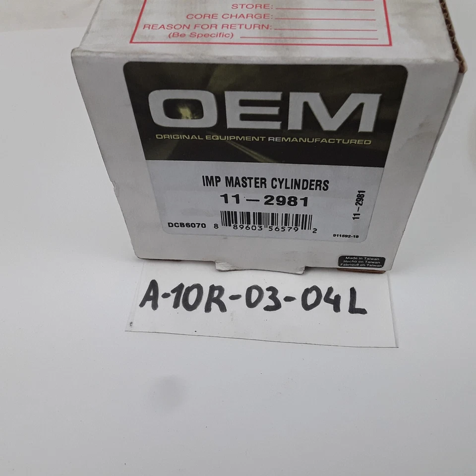 Cilindro maestro de freno Cardone 11-2981 para Honda Civic 1999 2000 1,6 L Foto 4 de 4
