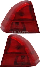 For 2001-2002 Honda Civic Sedan Tail Light Set Driver and Passenger Side