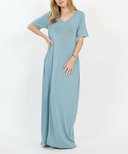 entro maxi dress with pockets
