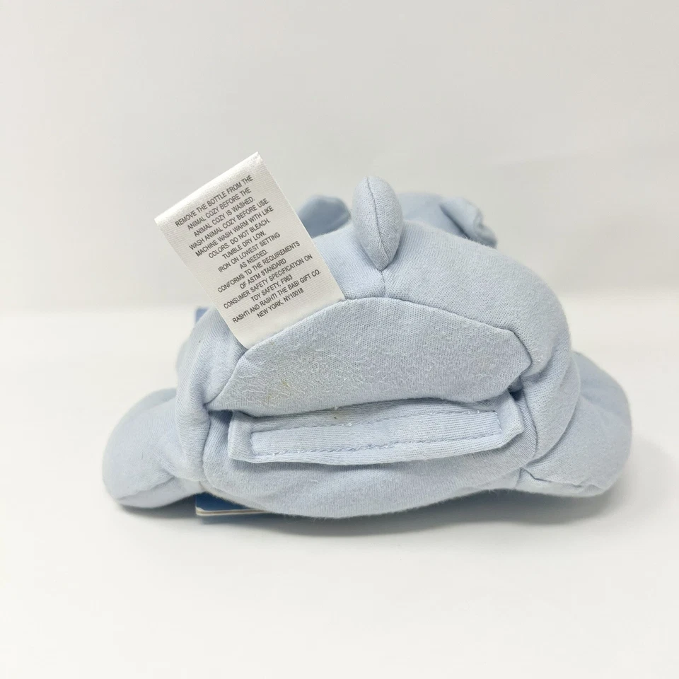 Acogedora funda portabiberones Baby Carter’s difícil de encontrar nos 2003 oso azul perro peluche  Foto 3 de 4