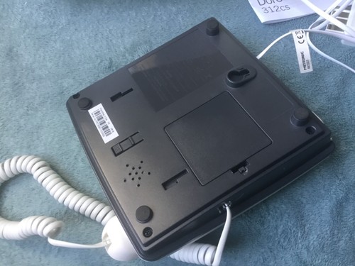 Téléphone fixe filaire grosses touches DORO Phoneeasy 312cs - Zdjęcie 3 z 6