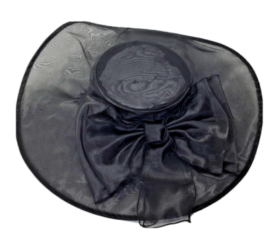 Kentucky Derby Ruffle Wide Brim Hat Amazon.com: Women Derby Fascinator Hat Kentucky Organza  main image 4