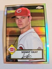2021 Topps Chrome Platinum SONNY GRAY Base REFRACTOR Reds #257