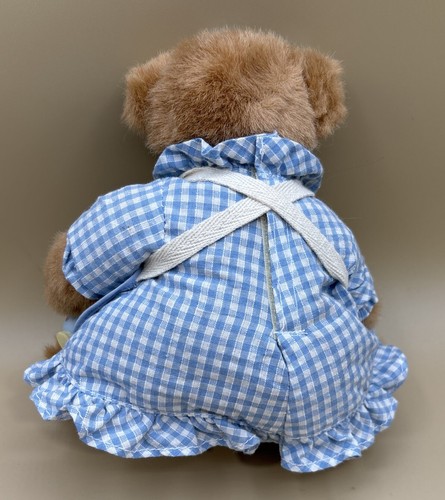 Russ Berrie Blueberry Teddy Bear 8" Plush with Ceramic Teacup & Teapot - Picture 3 of 9