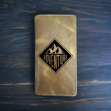 Adventure Rodeo Wallet Cowboy Western Buffalo Leather Premium Outdoor Wild NEW