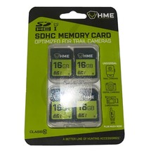 HME SDHC 16gb Memory Card 4-pack - NEW Factory Sealed - Free Shipping