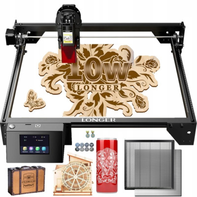 LONGER RAY5 10W High-Precision-Laser-Engraver Laser Cutter Machine+440*440mm Pad
