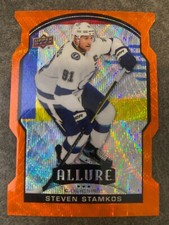 steven stamkos die cut orange slice parallel SP 20-21 allure hockey lightning