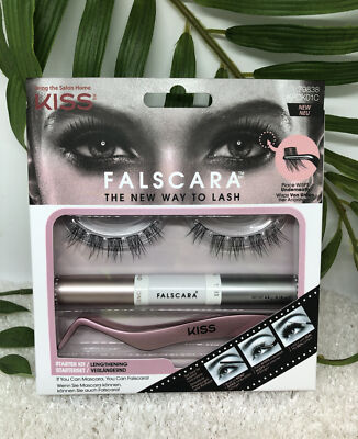 KISS Falscara STARTER KIT Wimpern Lashes Verlängern 79838 10 Wisps 1 Packung neu