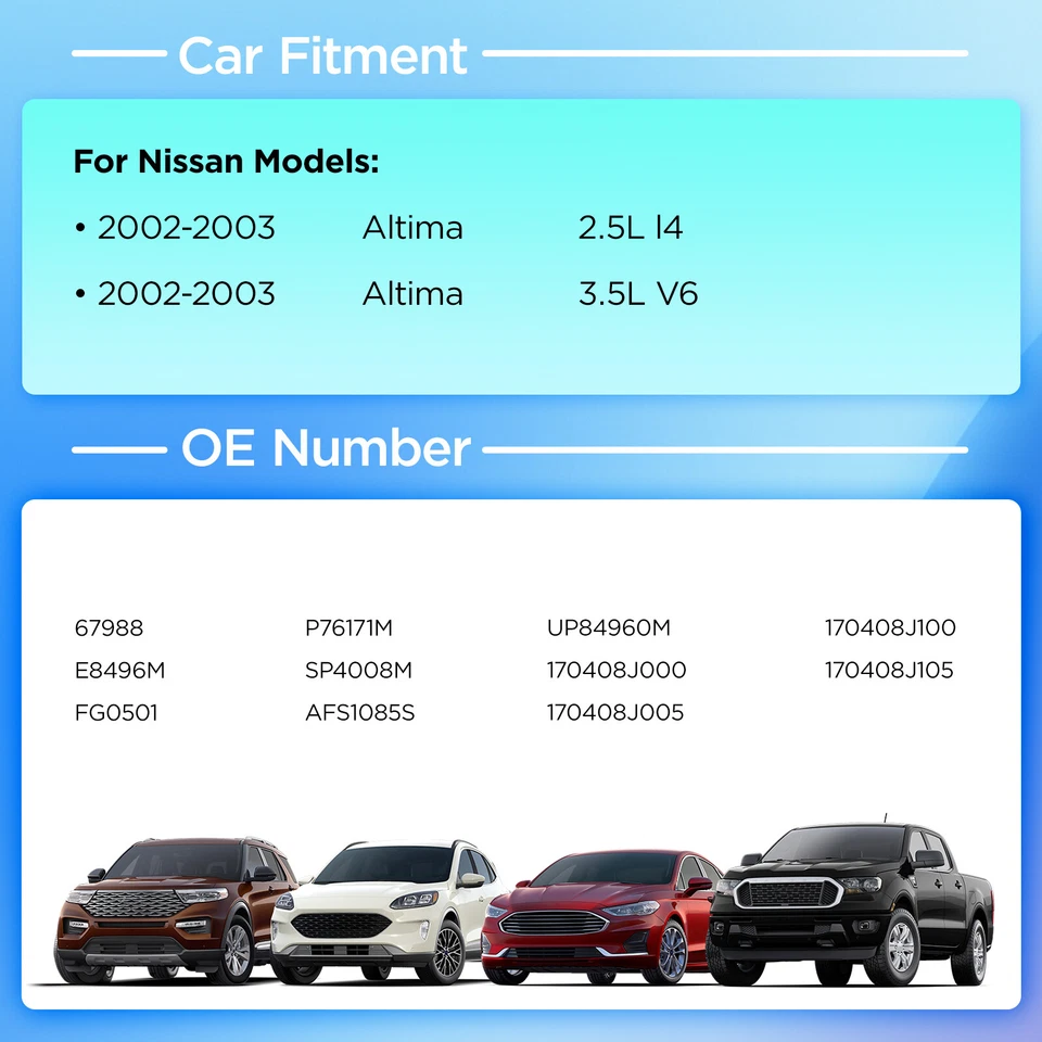 Conjunto de bomba de combustible para Nissan Altima 2002-2003 2,5 L L4 E8496M Foto 3 de 4