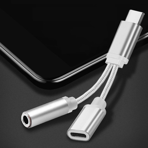 2 Pcs Audio Charger Converter Headphone Type-c Adapter Car Usb to - 第 12/12 張圖片