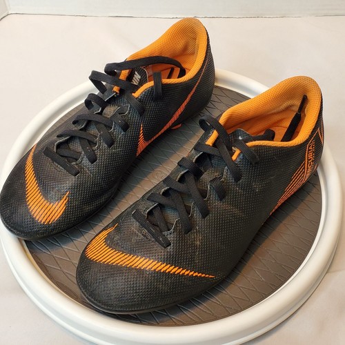 Nike Shoes Youth 5Y Mercurial Vapor Soccer Cleats AH7350081 Black Orange EU 37.5 - Picture 2 of 19