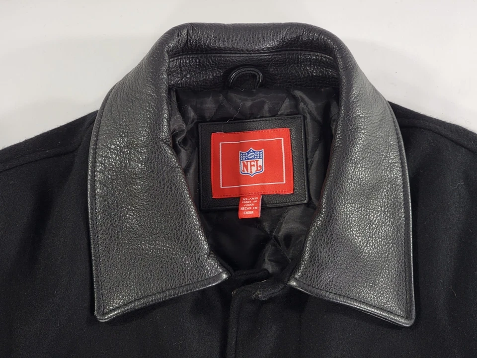 Chaqueta de cuero de lana NFL Indianapolis Colts para hombre talla XL Super Bowl XLI Champions Foto 4 de 4