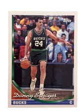 Excellent: Vintage 1993-94 topps Danny Schayes Milwaukee Bucks Trading Card