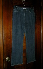 CHICO'S BLUE JEANS HEAVILY EMBELLISHED POCKETS THALIA BOOT CUT SZ 1.5 SHORT 0320