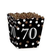 Adult 70th Birthday - Gold - Candy Boxes Birthday Party Favors (set Of 12) on sale Adult 70th Birthday - Gold - Candy Boxes Birthday Party Favors (set Of 12) on sale