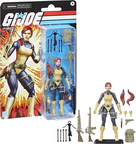 WB  Hasbro Collectibles - G.I. Joe - Classified Series - Retro Cardback Scarlett