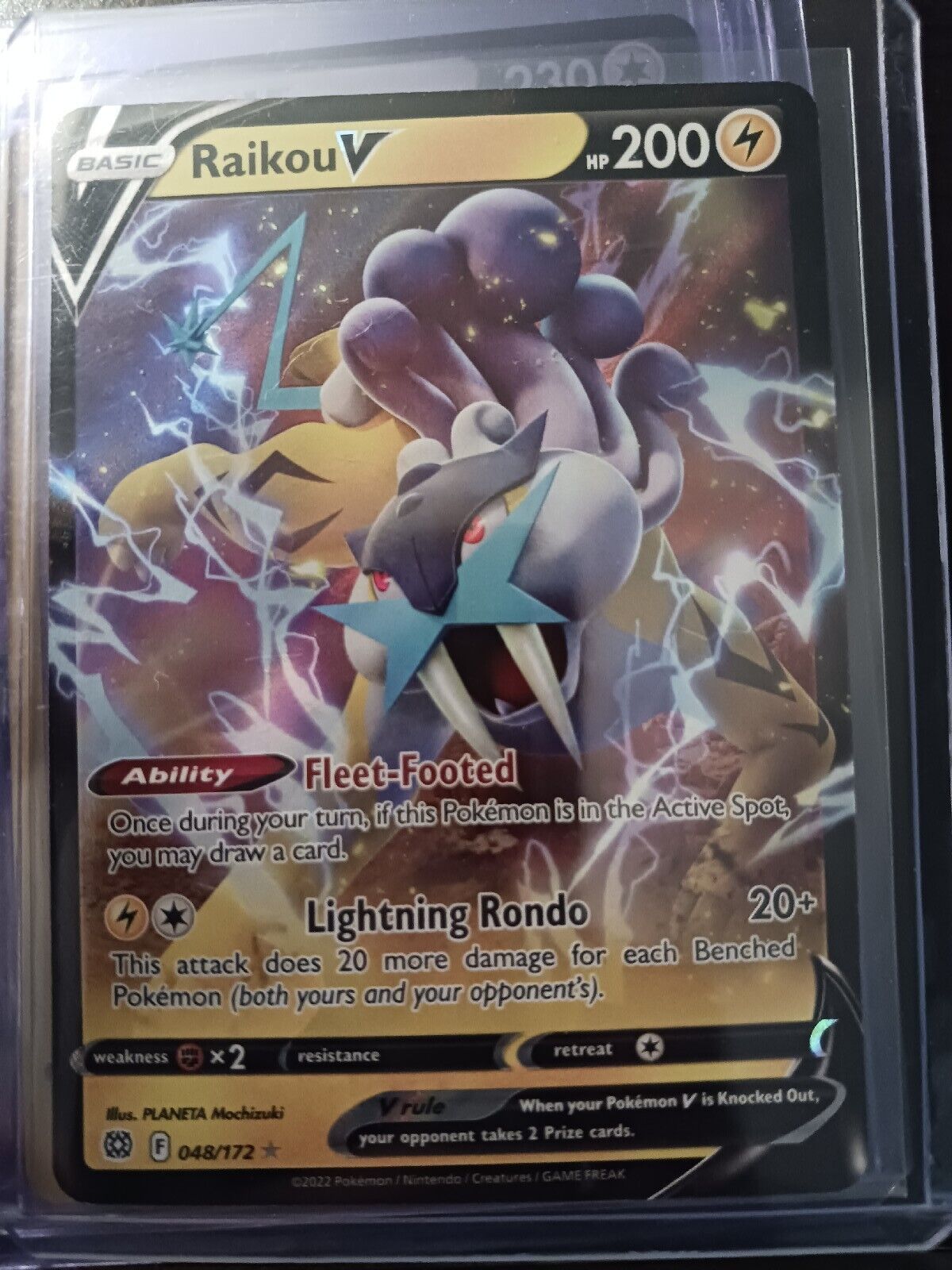 Mavin  Pokémon TCG Raikou V Crown Zenith: Galarian Gallery GG41/GG70 Holo  Ultra Rare NM