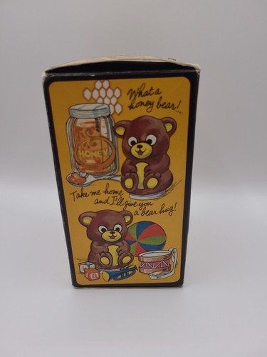 Vintage 1970s Sweet Earth COTY Earthenware Collection Fragrant TEDDY BEAR - Picture 3 of 4