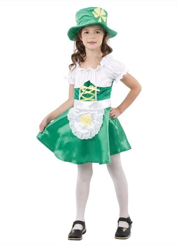 Leprechaun Girl Fancy Dress Costume age 