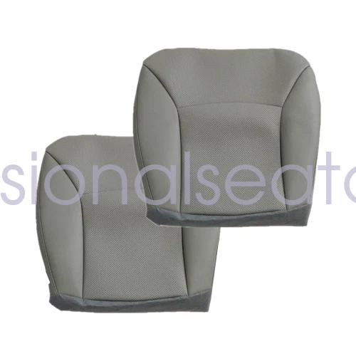 2002-2008 For Ford E150 E250 E350 Van Driver Passenger Bottom Seat Cover Gray - Image 3 of 4