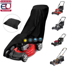 Universal Waterproof Lawn Mower Cover Windproof Push Mowers Dust UV Protector
