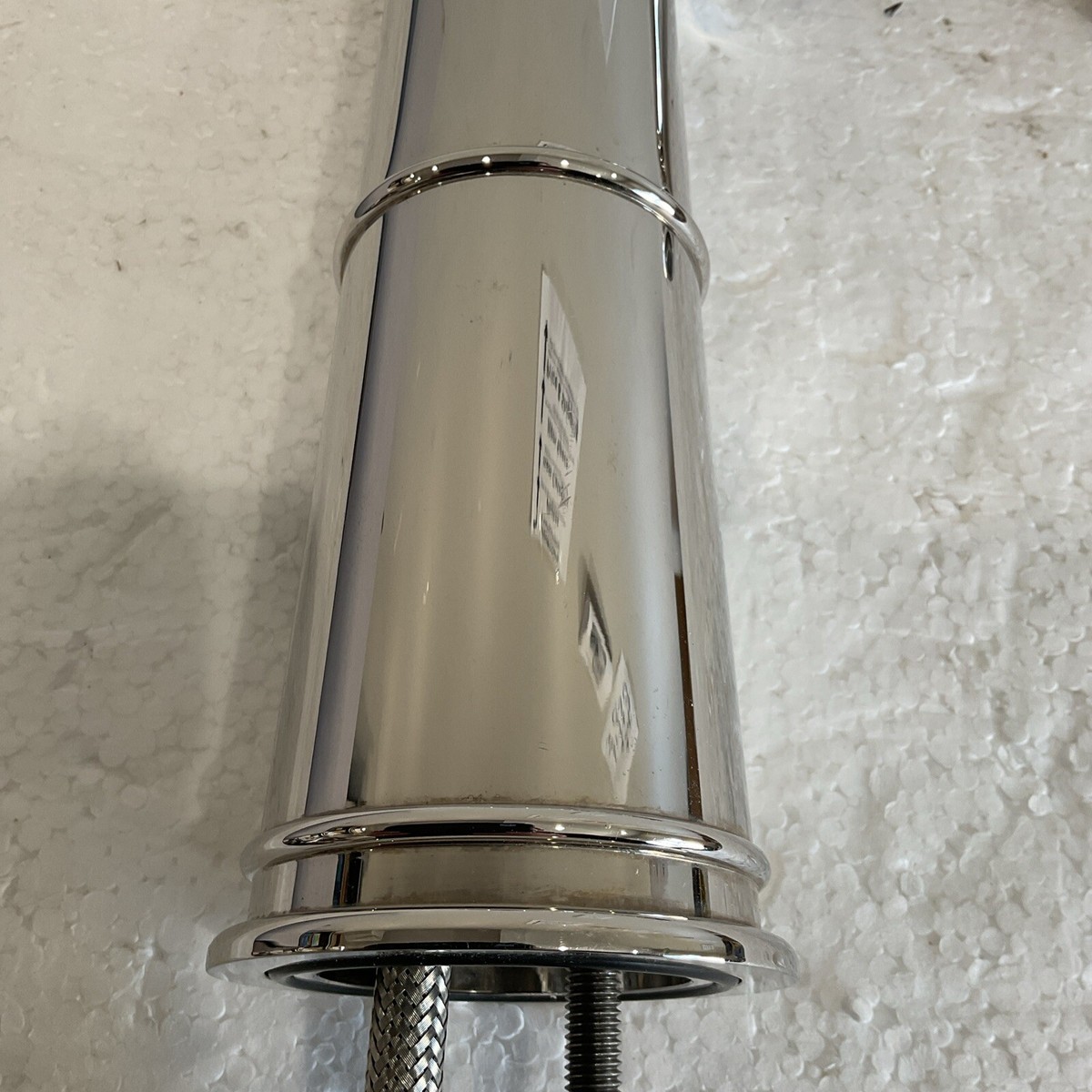 Jado Bathroom Faucet Polished Chrome Single Hole Vessel Display