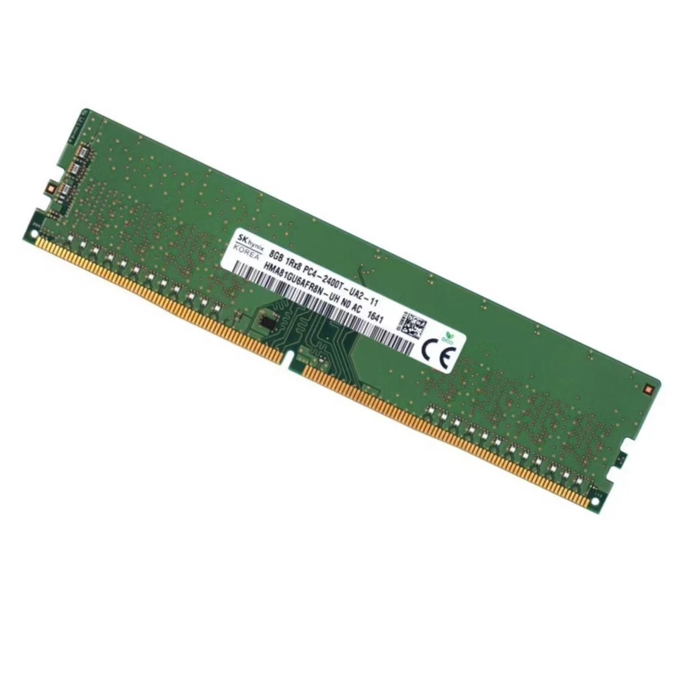 Hynix 32GB (4X8GB) DDR4 2400MHz PC4-19200 1RX8 UDIMM Memory Ram HMA81GU6AFR8N-UH - Image 4 of 4