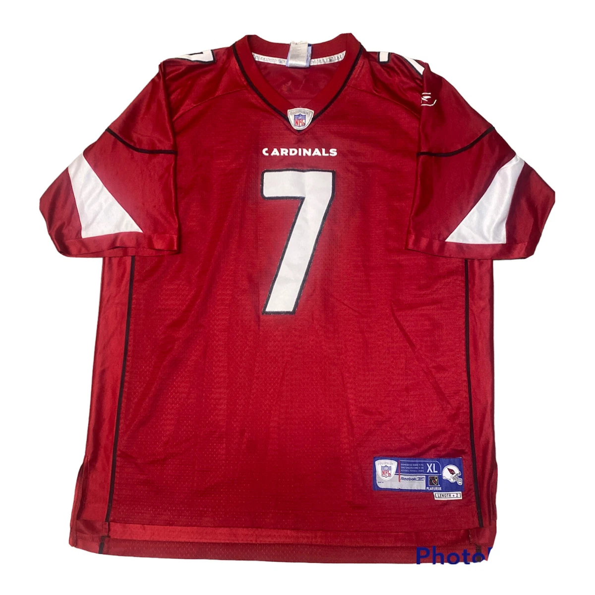 Arizona Cardinals Home Authentic Matt Leinart Reebok Football Jersey Mens XL