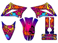 2010-2025 KLX 110 ZANY Pink Senge Graphics Kit Compatible with Kawasaki