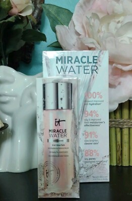 Miracle Water 3-in-1 Glow Tonic IT Cosmetics 1.7 oz for traveling anti-aging