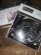Decofoil Designer and Clear Toner Sheets NEW