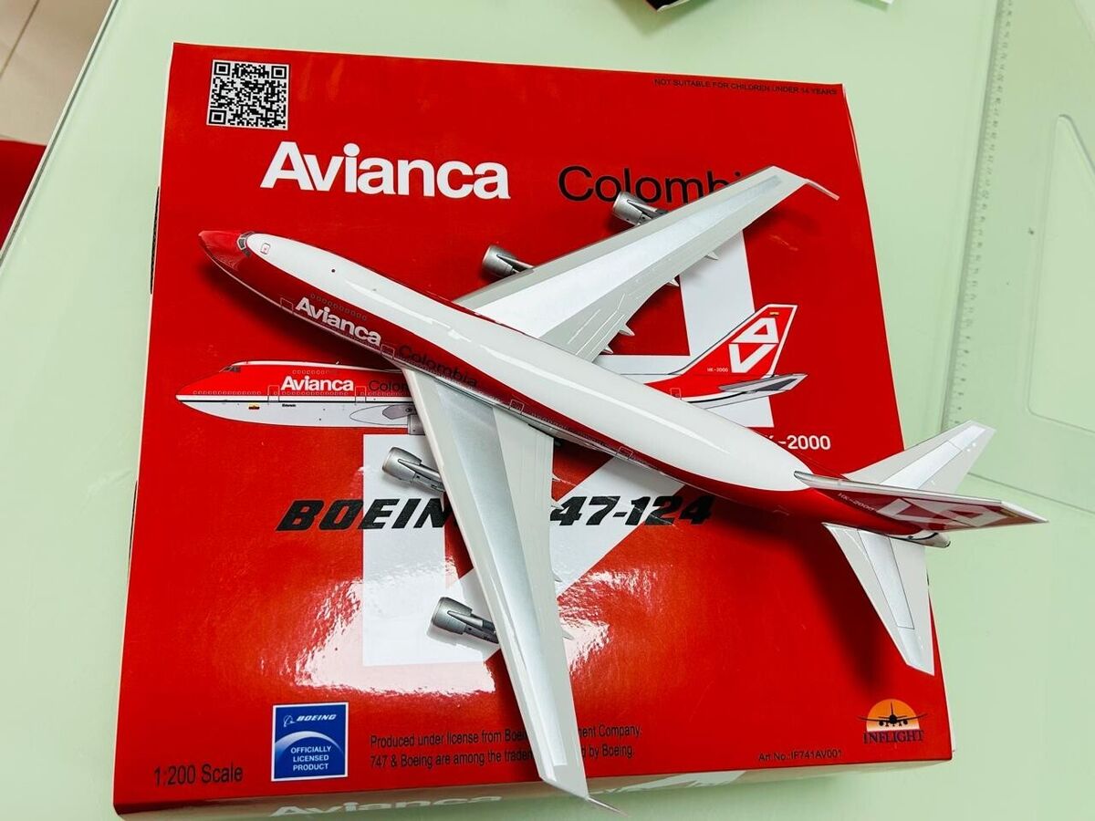 Avianca Boeing 747-100 1:200 scale diecast Inflight /Jp60 | eBay Avianca Boeing 747-100 1:200 scale diecast Inflight /Jp60 | eBay