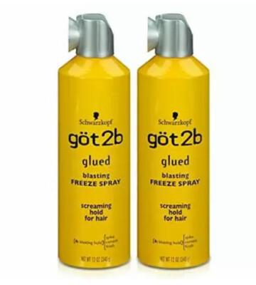 GOT 2B Glued Blasting Freeze Spray 12 Ounce Pack of 2